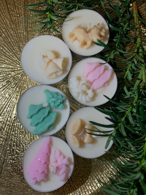 Tealighty/ podgrzewacze w świątecznej wersji