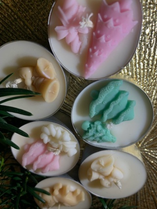 Tealighty/ podgrzewacze w świątecznej wersji - 6 sztuk